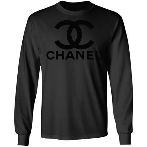 chanel black long sleeve shirt